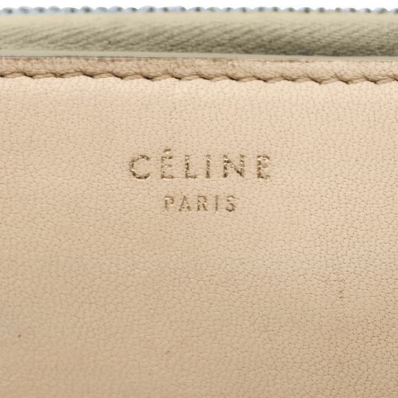 🔴 Celine Multifunction Zip Wallet - Beige/Navy - Picture 6 of 9